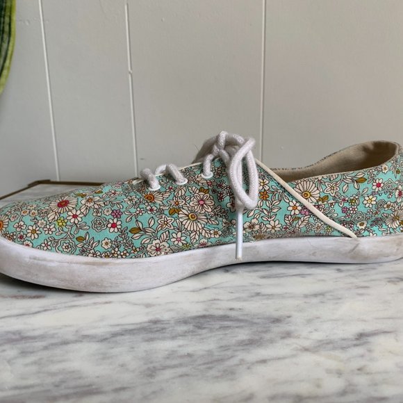 Women's Etnies Floral Sneakers size 8 - Picture 8 of 12